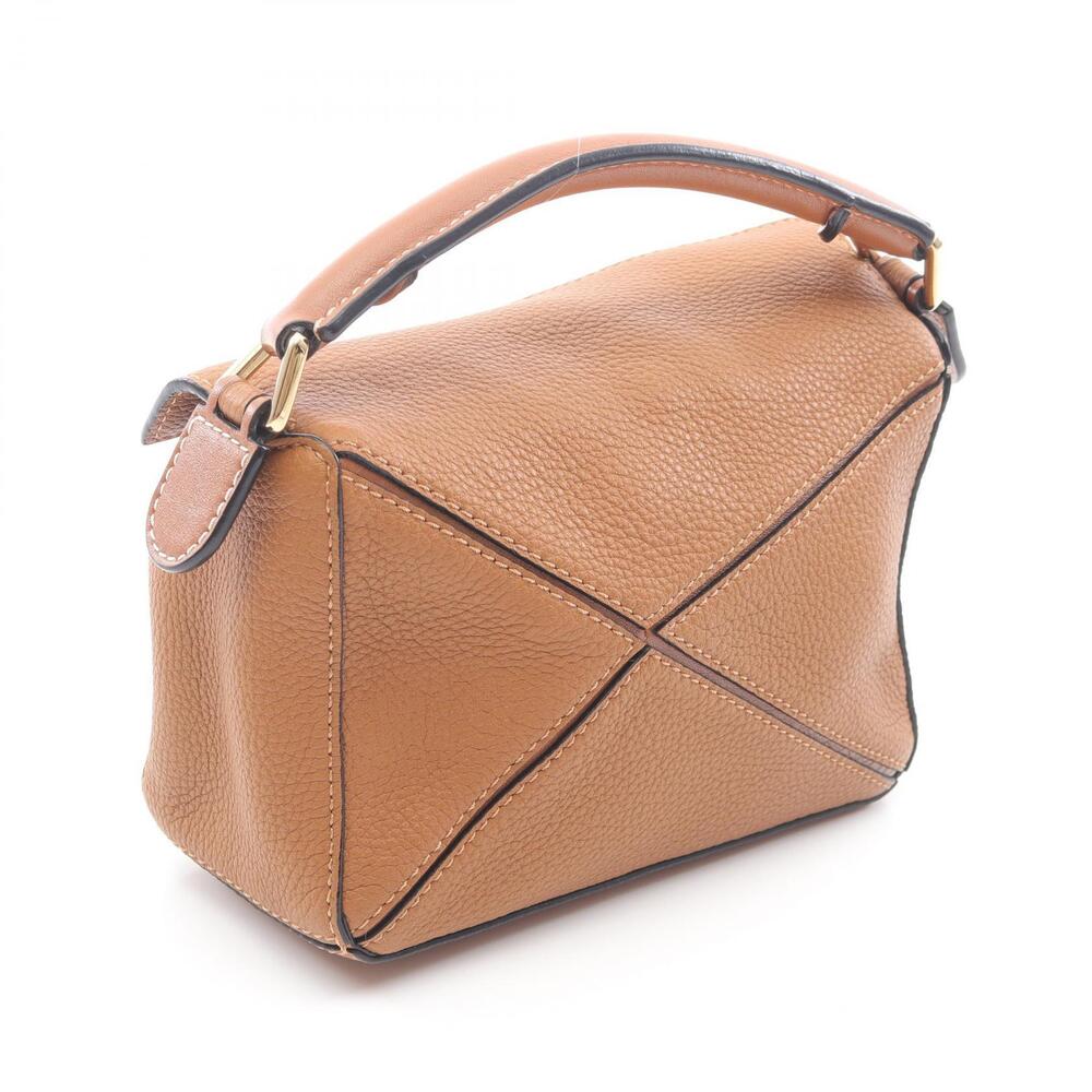 Loewe Puzzle Bag Handbag Brown Leather - Picture 2 of 6